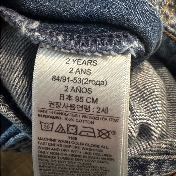 Baby Organic Cotton Denim Overalls - Picture 6 of 6